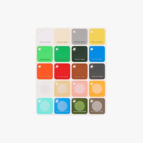 Filament Swatches Kit for BambuLab 3D Printer Accessories: 24x24mm Color Sample Card 80Pcs for Identification Filaments Color and Type in Saudi Arabia