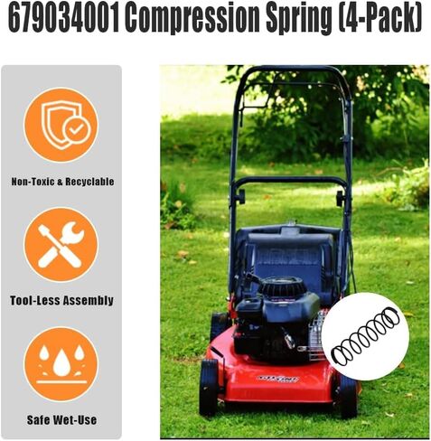 679034001 Replacement Compression Spring Compatible with RY40200 RY24200 P2005 P2006 P2003 P2004 P2200 P2006A P2008 P20103 Durable Steel Spring Kit (4 Packs) in Kuwait