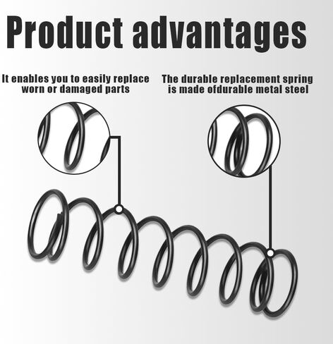 679034001 Replacement Compression Spring Compatible with RY40200 RY24200 P2005 P2006 P2003 P2004 P2200 P2006A P2008 P20103 Durable Steel Spring Kit (4 Packs) in Kuwait