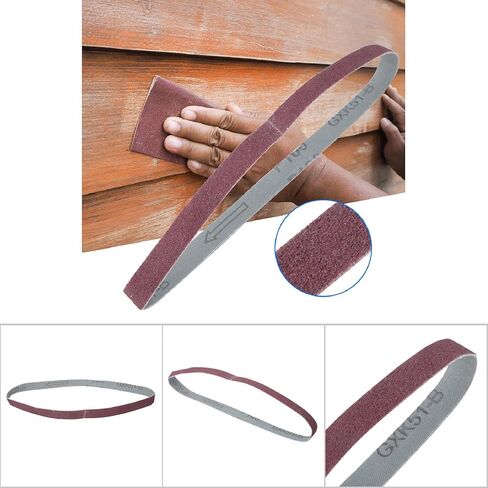 10Pcs 452X15Mm Sanding Belt Abrasive Belt, 60 Grit Sanding, Wasserwaage Blase Abrasive Band Replacement for Sander 40-120 Grit (100 mesh 10 Packs) in Saudi Arabia