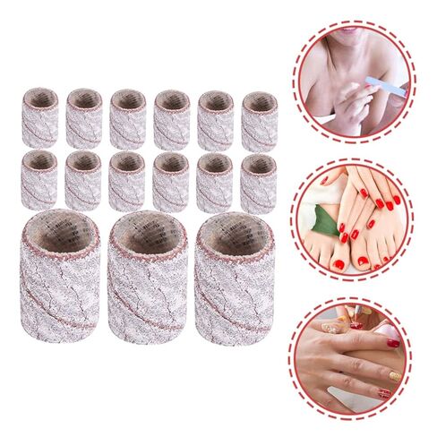 minkissy 200pcs Sanding Bands for Nail Art Manicure Sanding for Nail Polishing Easy to Use Suitable for Professionals and Enthusiasts in Saudi Arabia
