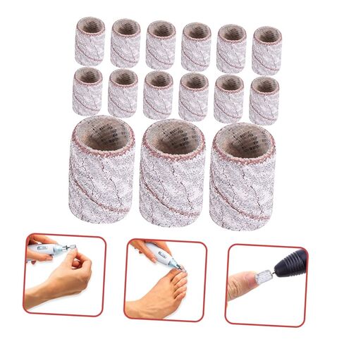 200pcs Sanding Bands for Nail Drill Set Fine Grit Sanding Bands Nail Art Easy to Use in Saudi Arabia