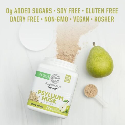 Organic Psyllium Husk Powder – Plant-Based Fiber for Gut Health & Regularity – Supports Digestion & Satiety – Certified Organic, Gluten-Free, Non-GMO, Keto-Friendly – 11.6 oz in Kuwait