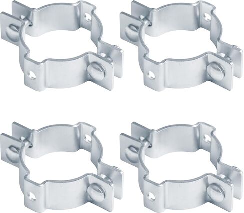 GBGS 4 Pack Sign تصاعد قوس لـ OD 2-3 / 8 "عمود الأنابيب المستديرة ، من الخلف إلى الخلف أجهزة دعم إشارة الشارع المعدنية in Saudi Arabia