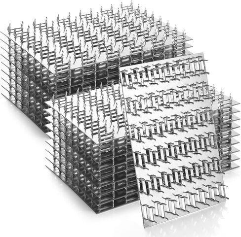 20 حزمة من ألواح تروس - 4 × 6 بوصات ارتفاع لوحات إصلاح 9 مم - دعامة لوحة ربط معدنية سمك أسنان الأظافر 1 مم - دعامات موصل خشبية لخشب تروس السقف الخشبي in Saudi Arabia