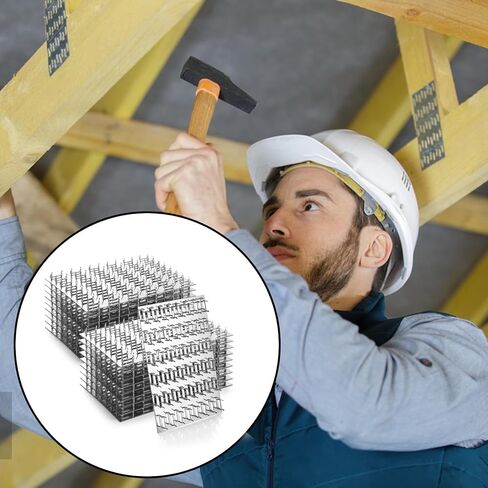 20 حزمة من ألواح تروس - 4 × 6 بوصات ارتفاع لوحات إصلاح 9 مم - دعامة لوحة ربط معدنية سمك أسنان الأظافر 1 مم - دعامات موصل خشبية لخشب تروس السقف الخشبي in Saudi Arabia