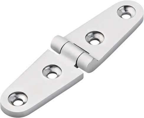 1 قطعة البحرية 316 الفولاذ المقاوم للصدأ 103x27 مللي متر الثقيلة يلقي قارب الباب حزام المفصلي 6 ثقوب مرآة البولندية in Kuwait