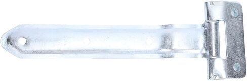 Fabater Trailer Door Strap Hinge, 12 Inch Metal Offset Design Universal Fit Bent Strap Hinge, Offset Bent with Rugged Construction for Side Door Enclosed Trailers RVs Cargo Utility in Saudi Arabia