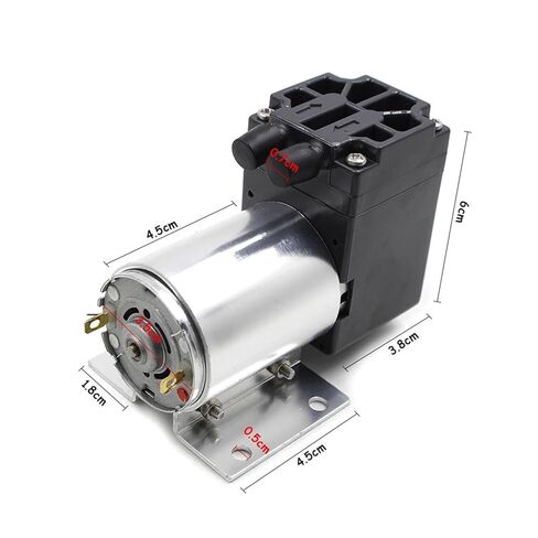 Hydraulic Gear Pump 65-120kpa Mini Vacuum DC 12V Negative Pressure Suction Air Diaphragm Cupping 5L/min in Saudi Arabia
