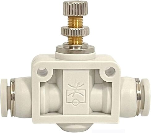 1 قطعة تركيبات هوائية بيضاء خنق قابل للتعديل صمام الأنابيب سريعة LSA-6 LSA-8 4 10 12 متر (LSA10) in Kuwait