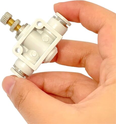 1 قطعة تركيبات هوائية بيضاء خنق قابل للتعديل صمام الأنابيب سريعة LSA-6 LSA-8 4 10 12 متر (LSA10) in Kuwait