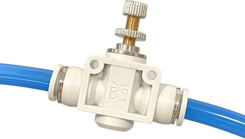 1 قطعة تركيبات هوائية بيضاء خنق قابل للتعديل صمام الأنابيب سريعة LSA-6 LSA-8 4 10 12 متر (LSA10) in Kuwait