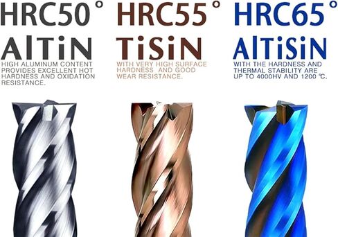 CNC Carbide End Mills Solid Mill 2 3 4 Flute Tungsten Spiral Router Bits Bit HRC50 55 65 in Saudi Arabia
