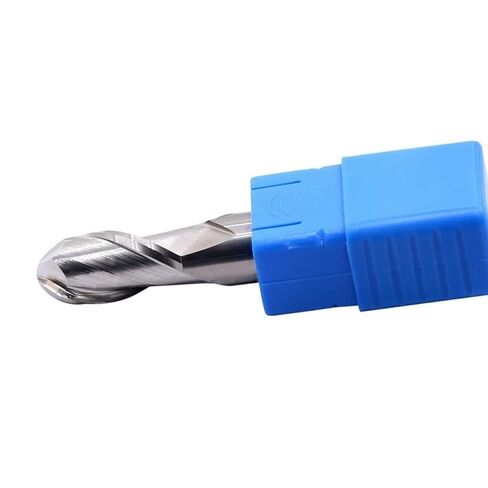 1pcs Carbide CNC Router Bits Ball Nose End Mill 2 Flute Cutting HRC55 Aluminium Copper Machining Tungsten Steel Sprial Bit Spiral Milling Cutter Tools in Saudi Arabia