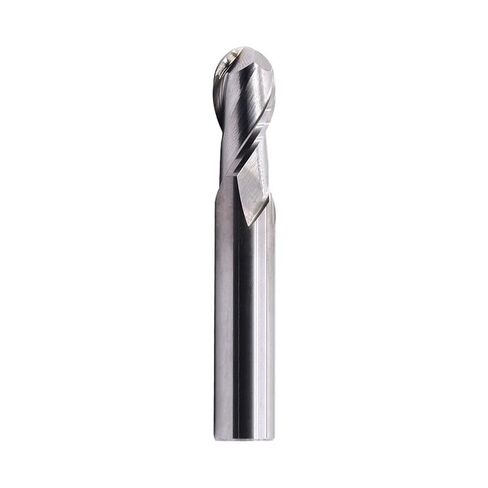 1pcs Carbide CNC Router Bits Ball Nose End Mill 2 Flute Cutting HRC55 Aluminium Copper Machining Tungsten Steel Sprial Bit Spiral Milling Cutter Tools in Saudi Arabia