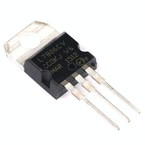 L7806CV L7806 7806 Voltage Regulator IC Linear 6V 1.5A TO220AB TO-220 Breadboard-Friendly (Pack of 5) in Saudi Arabia