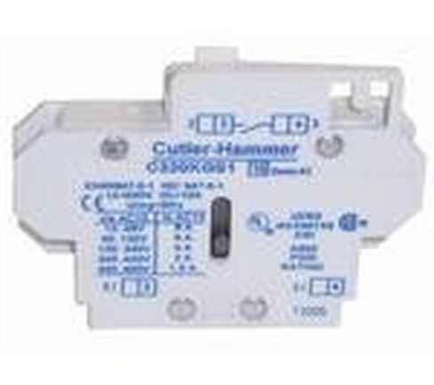 Eaton C320KGS3 Auxiliary Contact, Freedom NEMA, 10A, 600VAC, Side Mount, 1NO/NC in Saudi Arabia