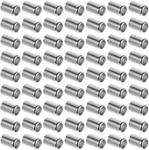 Mobestech 100Pcs Hydraulic Hose Fitting Ferrules Stainless Steel High Pressure Hose Sleeve Crimp Sleeves Pipe Couplings for End Repair and Tube Fittings in Saudi Arabia
