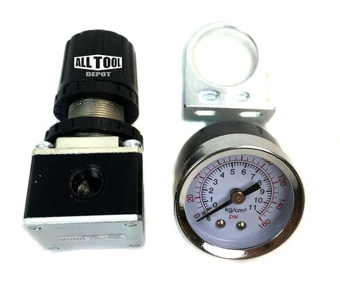 1/4" MINI Regulator W/Gauge for Compressor Compressed AIR Pressure in Saudi Arabia