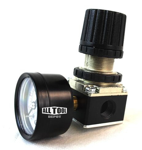 1/4" MINI Regulator W/Gauge for Compressor Compressed AIR Pressure in Saudi Arabia