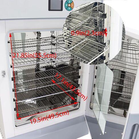 Digital Forced Air Convection Drying Oven 20x17x22 Inch Chamber Temperature Control 125L Capacity Heating Oven with Invisible Door Handles for Lab and Industrial 220V in Kuwait