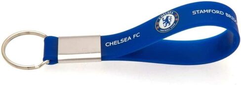 Chelsea FC Silicone Keyring (One Size) (Blue) in Saudi Arabia