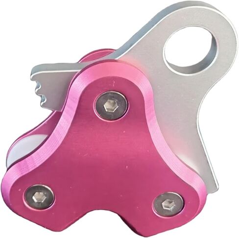 Scuba Diving Pulley Diving Equipment Free Diving Lightweight Portable Metal Rope Retractor, Pink in Saudi Arabia