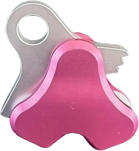 Scuba Diving Pulley Diving Equipment Free Diving Lightweight Portable Metal Rope Retractor, Pink in Saudi Arabia