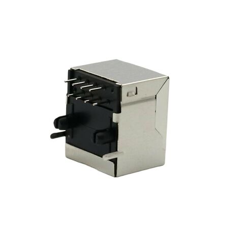 fengpeng 10Pcs RJ45 Right Angle Ethernet 8P8C Single Network Port Female Socket PCB Solder Connectors in Saudi Arabia