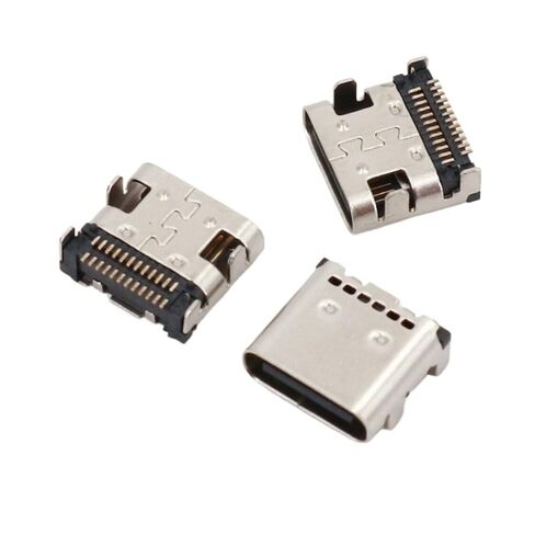 Fengpeng 10 قطعة SMT USB 3.1 Type-C 24 دبوس أنثى المقابس المقبس شحن منفذ البيانات موصل PCB لملحقات الهاتف المحمول in Kuwait