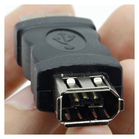 Fengpeng 1 قطعة 6 دبوس أنثى Firewire IEEE 1394 إلى USB ذكر محول محول in Saudi Arabia