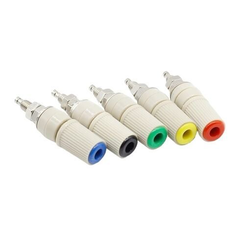 Fengpeng 1 قطعة عالية التيار 30A M5 نوع 4 مللي متر مكبر للصوت أنثى الموز مقبس متفرع اختبار ملزمة (أسود) in Kuwait