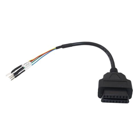 Fengpeng obdii 16 دبوس obd obd2 أنثى k خط يمكن البلوز تستر موصل سيارة التشخيص تمديد وصلة كابل ضفيرة in Kuwait