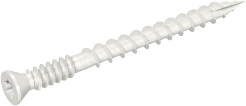 براغي Grip-Rite PrimeGuard Plus المتميزة للمشاريع الخارجية - رأس بوق - محرك T-25 Star - براغي خشبية ذات خيط خشن - 8 × 1-5/8 بوصة - صندوق عدد 100 - أبيض - LT214STW1C in Saudi Arabia