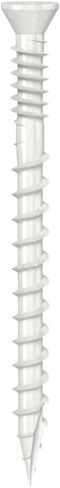 براغي Grip-Rite PrimeGuard Plus المتميزة للمشاريع الخارجية - رأس بوق - محرك T-25 Star - براغي خشبية ذات خيط خشن - 8 × 1-5/8 بوصة - صندوق عدد 100 - أبيض - LT214STW1C in Saudi Arabia
