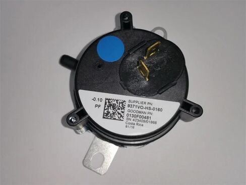 9371VO-HS-0160 0130F00481 مفتاح ضغط الهواء للفرن -0.10 PF، بديل لـ Goodman OEM in Saudi Arabia