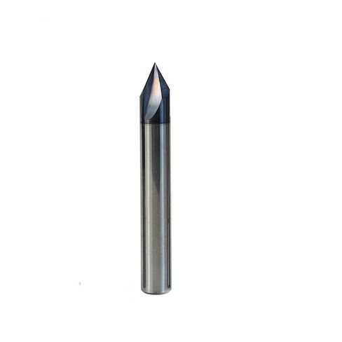 1pcs CNC Carbide Chamfering Milling Cutter 3 Flutes Aluminium Machine Engraving Router Bit 60 Degree Deburring End Mill(2xD4x60degrees) in Saudi Arabia