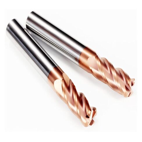 End Mill Sets HRC 55° 4 Flutes Corner Round R0.5 Tungsten Steel Milling Cutter Tools 4mm-12mm CNC Lathe Cutting(D6.0xR0.5xD6xL50) in Saudi Arabia