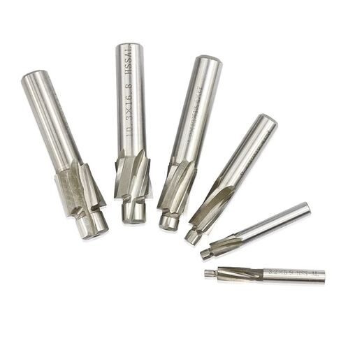 7pcs/Set End Mill Cutter Drill Milling Bits HSS Counterbore M3-M12 Pilot Slotting Tool Countersink Mills Router Bit in Saudi Arabia