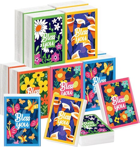 10 عبوات من مناديل الجيب الزهرية من Outus بحجم مناسب للسفر، 3 طبقات من مناديل الوجه، عبوة مناديل صغيرة للجيب، ناعمة ولطيفة للسفر وحفلات الزفاف وحفلات استقبال المولود الجديد in Kuwait