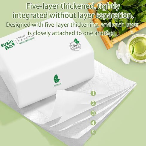 مناديل وجه صغيرة 9000 ورقة من 18 عبوة [ليست في صندوق] 5 طبقات 1800 مناديل ورقية للسفر سميكة للغاية وفائقة النعومة، توفر كميات كبيرة غير معطرة مناديل منزلية ناعمة للمنزل والمكتب والمدرسة in Kuwait