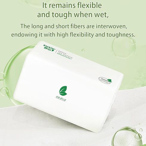 مناديل وجه صغيرة 9000 ورقة من 18 عبوة [ليست في صندوق] 5 طبقات 1800 مناديل ورقية للسفر سميكة للغاية وفائقة النعومة، توفر كميات كبيرة غير معطرة مناديل منزلية ناعمة للمنزل والمكتب والمدرسة in Kuwait