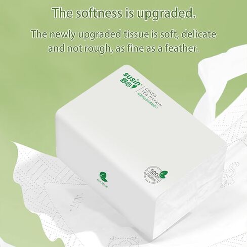 مناديل وجه صغيرة 9000 ورقة من 18 عبوة [ليست في صندوق] 5 طبقات 1800 مناديل ورقية للسفر سميكة للغاية وفائقة النعومة، توفر كميات كبيرة غير معطرة مناديل منزلية ناعمة للمنزل والمكتب والمدرسة in Kuwait