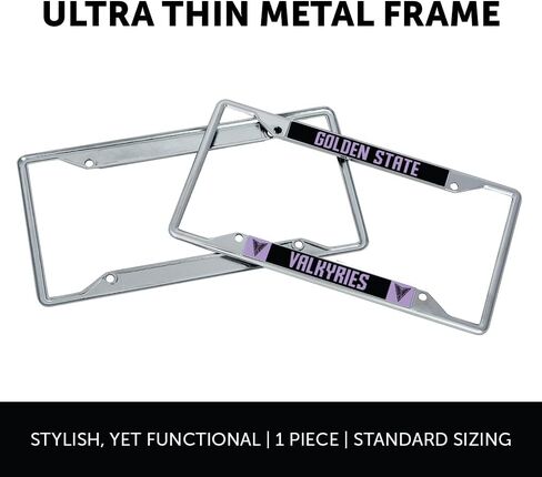 Desert Cactus Golden State Valkyries Car Accessories WNBA Basketball Team Metal License Plate Frame and Tag Holder for Front or Rear of Car (Team Name Frame) in Saudi Arabia