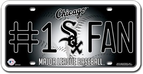 Rico MLB #1 Fan Metal Auto Tag in Saudi Arabia
