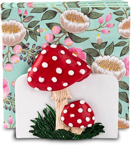 حامل مناديل الفطر للطاولة أصحاب المناديل الحمراء للمطبخ لطيف كوكتاي مزرعة مناديل المائدة حامل مناديل الطاولة حامل المناديل المسطحة in Kuwait