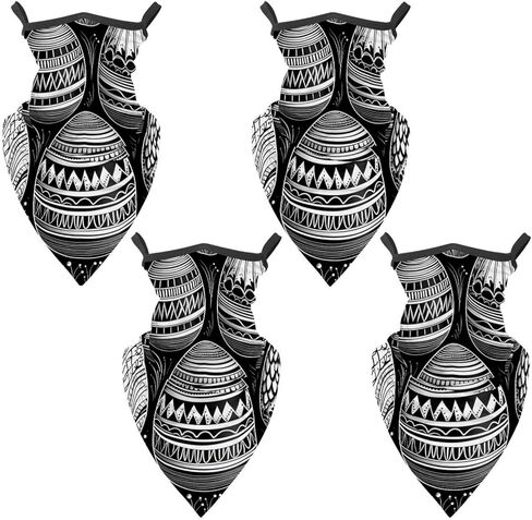 4 قطع من قناع الرقبة لعيد الفصح، قناع وجه مسامي للتبريد وحماية من الأشعة فوق البنفسجية، وشاح للمشي لمسافات طويلة للرجال والنساء in Kuwait