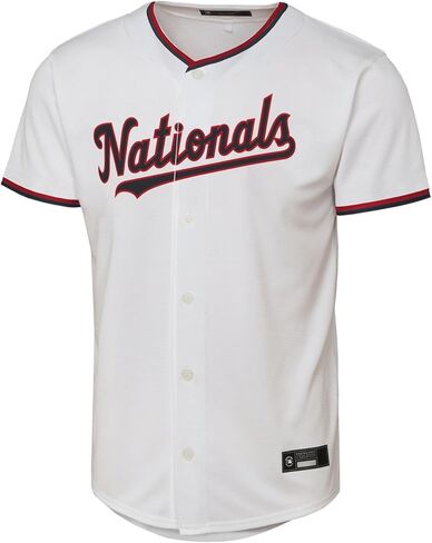 واشنطن ناشونالز MLB Kids Youth 4-20 White Wordmark Home Team Jersey in Saudi Arabia