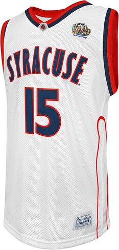 Original Retro Brand NCAA Syracuse Orange Carmelo Anthony #15 White Tackle Twill Jersey, XX-Large in Kuwait