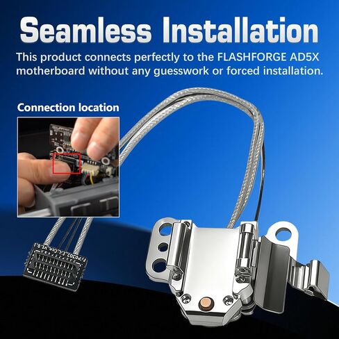 for Flashforge AD5X Hotend Heating Assembly Kit Includes Heating Wire, thermistor Temperature Sensor Element, Metal Heating Base and Fixing clamp with 4 Fixing Screws. for Flashforge 3D Printer Parts in Saudi Arabia